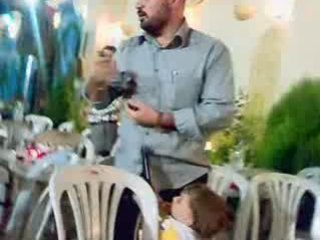 Child shot his dad ,Syria. ,syrian child gunقتيل