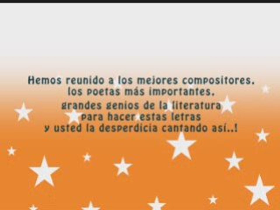 Karaoke de Ratrojo - Mama esta presa