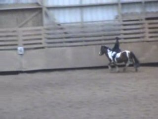 Irokwa et moi dressage à isoré le 14/12/08