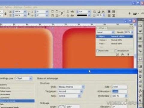 Adobe InDesign CS3 : Biseau et estampage
