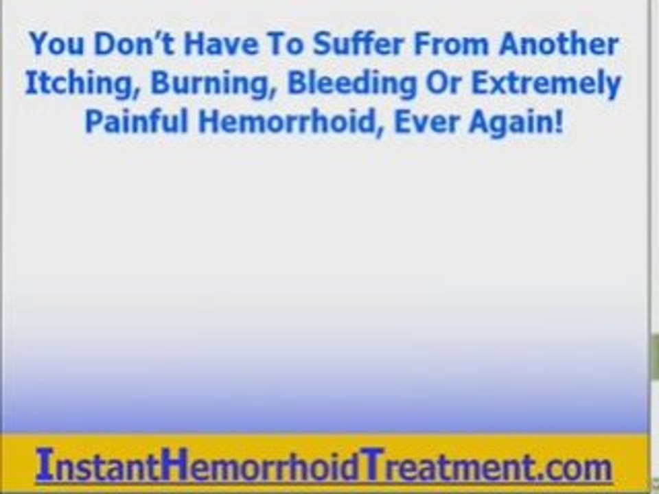 How To Get Rid Of Hemorrhoids