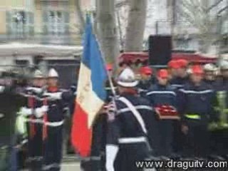 Sapeurs Pompiers-Cérémonie Sainte Barbe.