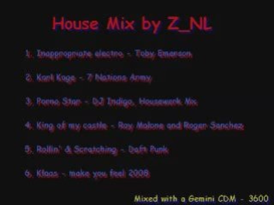 House / Electro mix