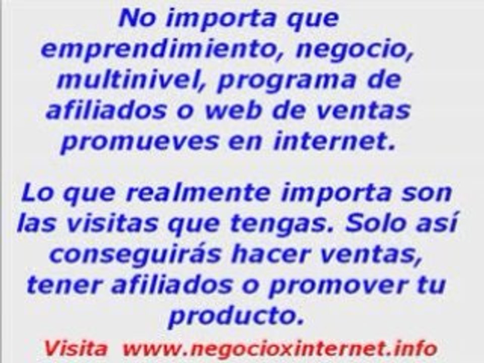 Como tener un negocio exitoso en internet - ...