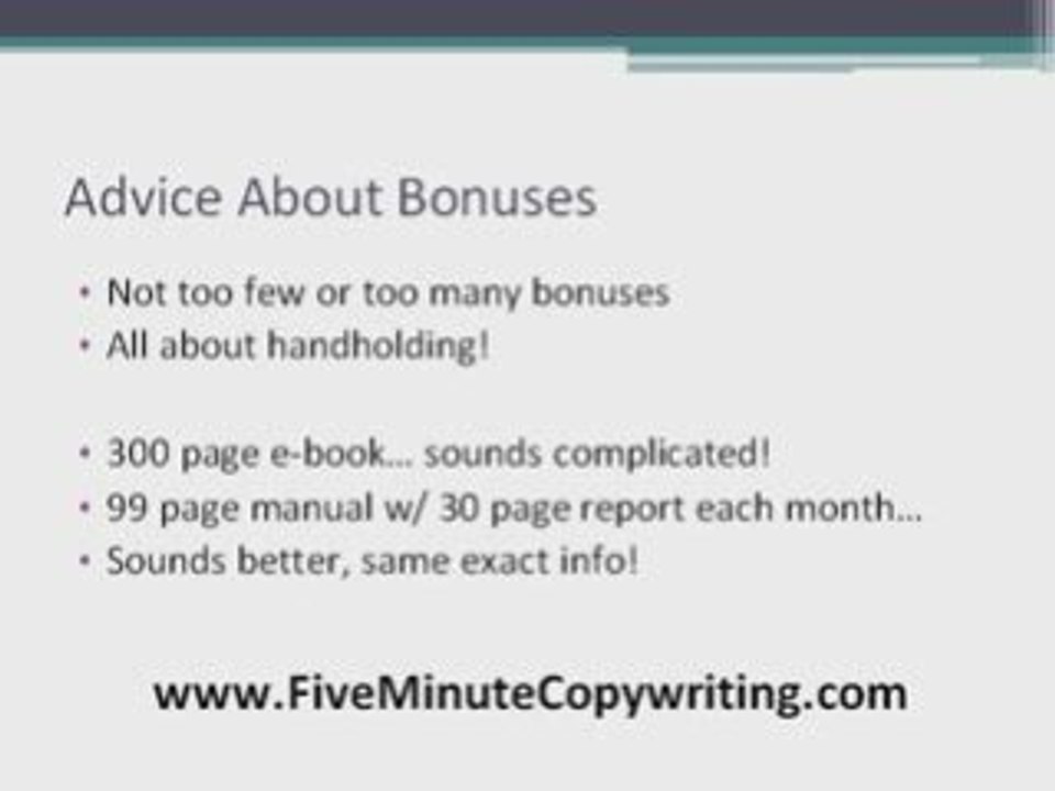 How Many Bonuses Does My Product Need?