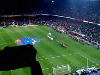 Barça-Madrid chants début de match
