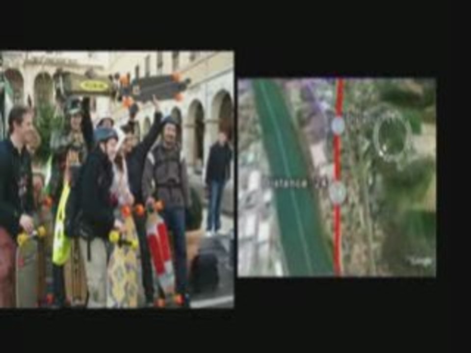 Rando en longskate pour le Téléthon
