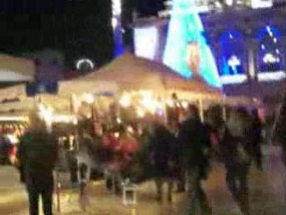 Ballade dans Montpellier, marché de Noel