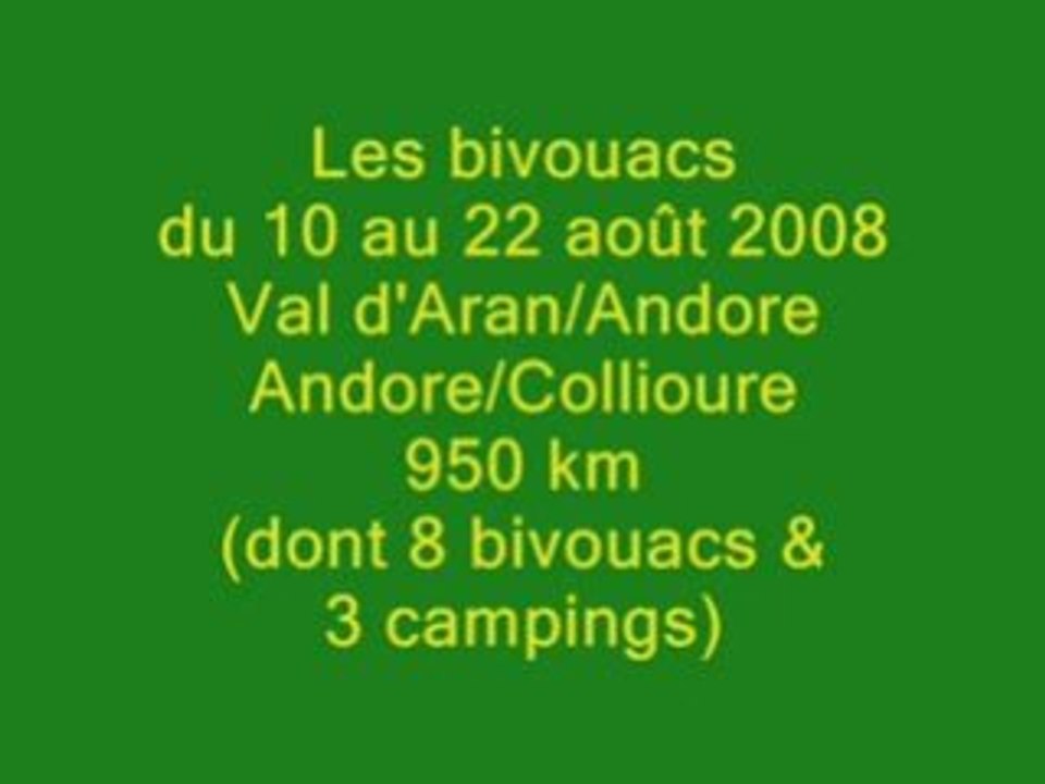 Bivouac Pyrénées 08-2008