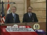 Iraq Journalist Throws Shoes of Bush