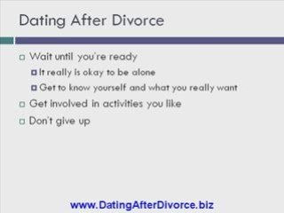 Dating After Divorce Tips