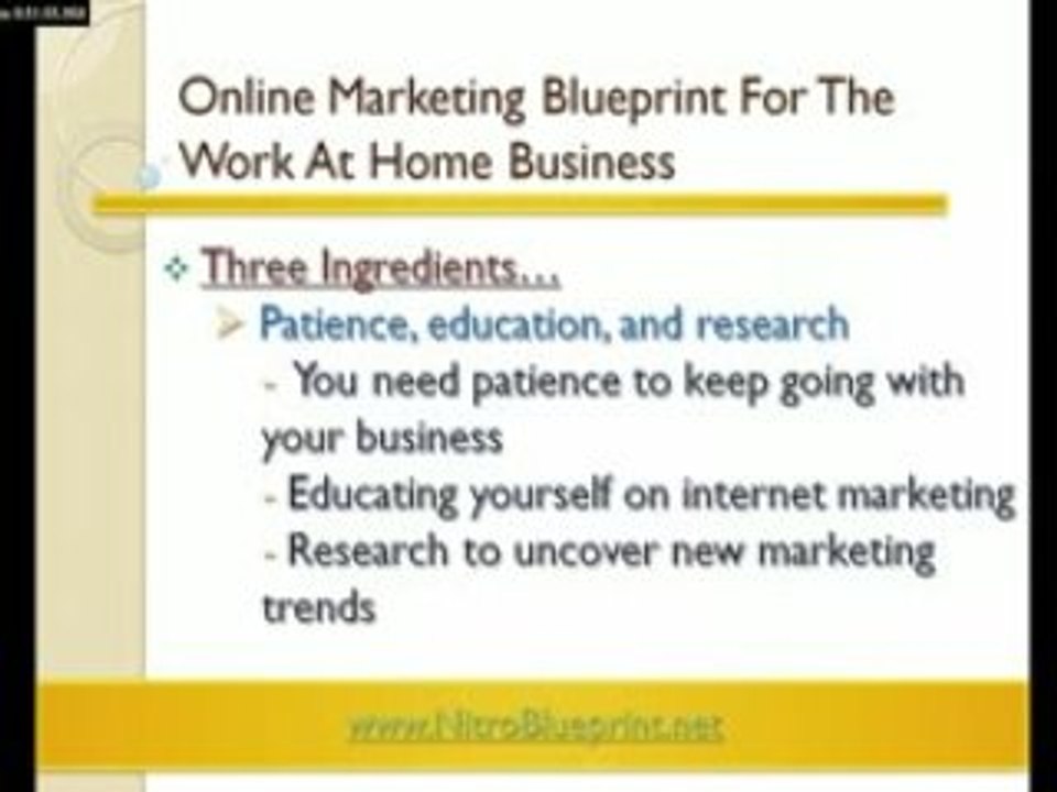 An Online Marketing Blueprint