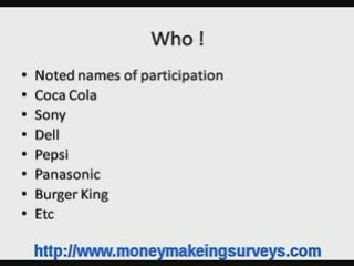 Money Makeing Surveys