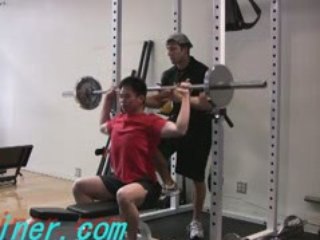 Barbell Behind Neck Press Safe Healthy Shoulder Exercise
