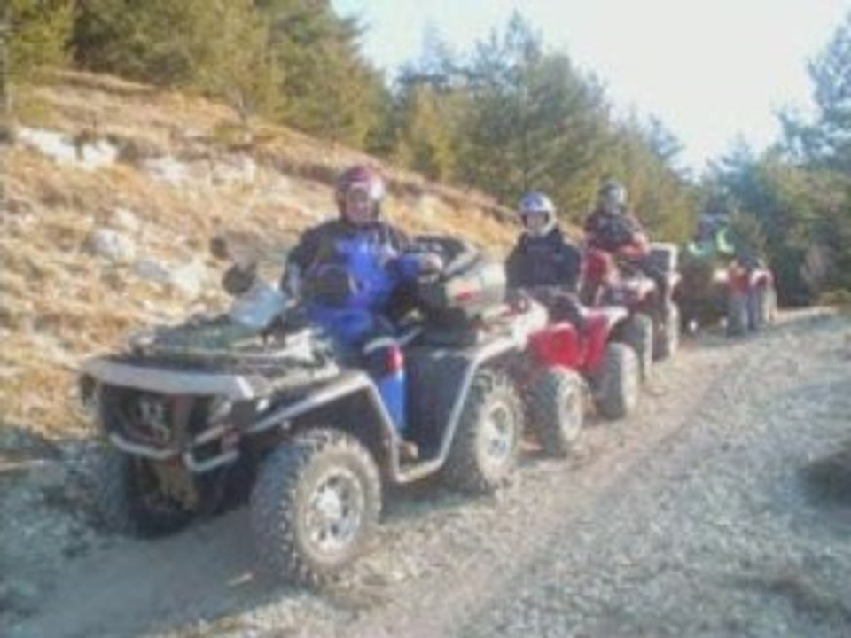 randonné quad alpe romain