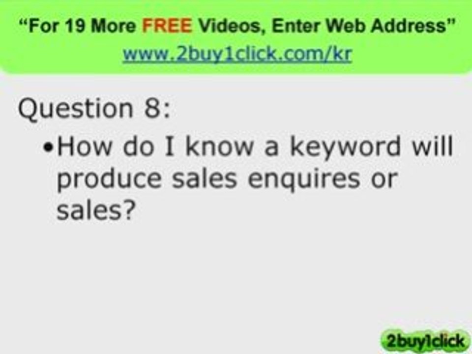 Keyword Research Tool - FREE Top 20 Q&A