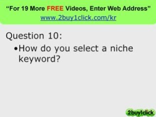 Keyword Suggestion Tools - FREE Q & A You Need to Know