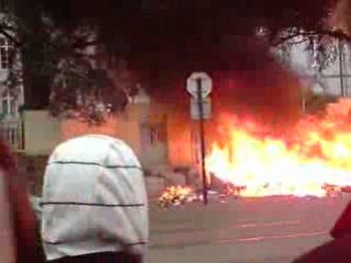 blocus à michelet le16/12/08