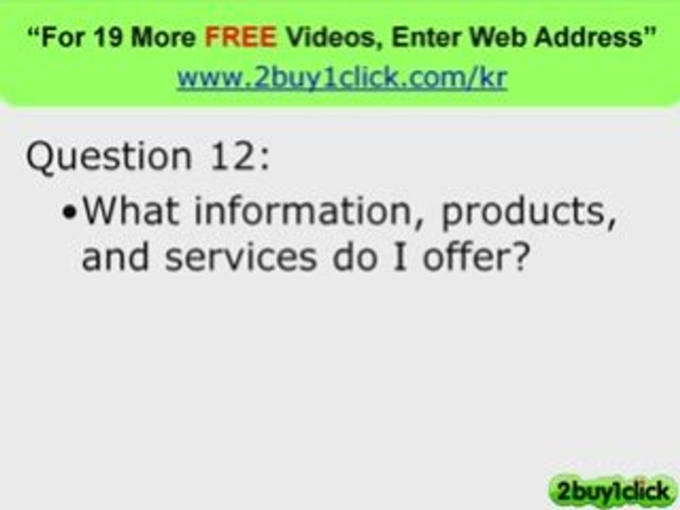 Keywords Search - FREE 20 Q & A You Asked