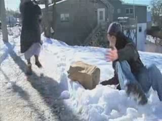 Old Lady Steals Beer From Helpless Man