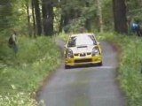 Mitsubishi rallye crash