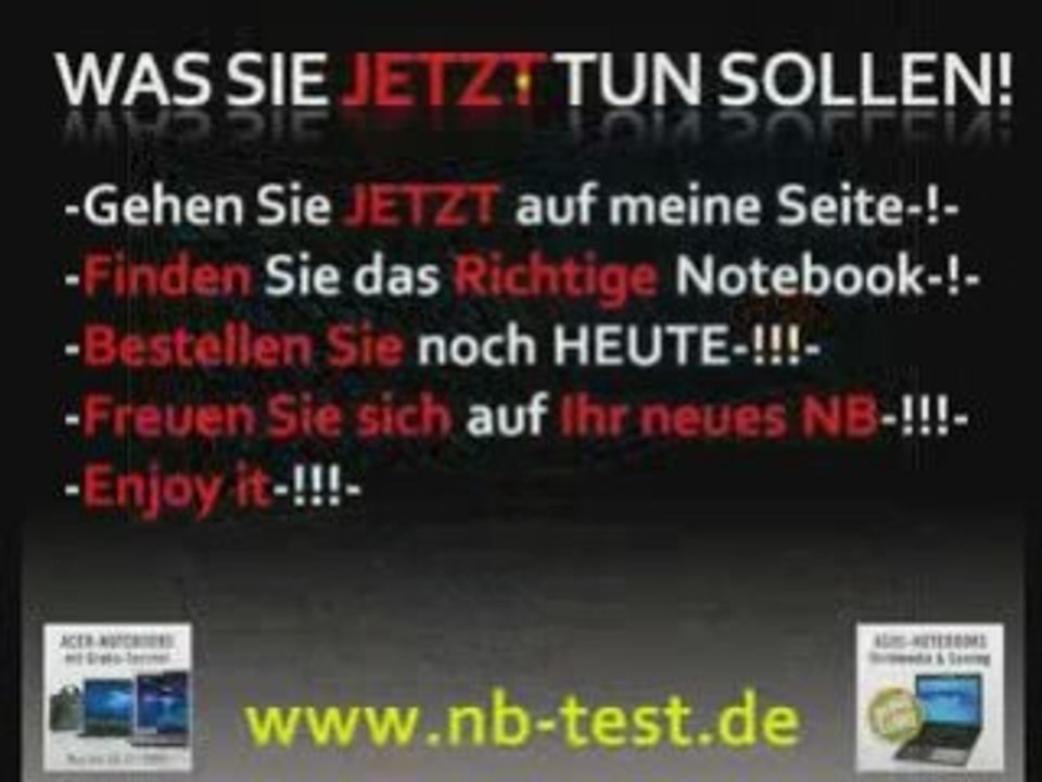 Laptop 15.4' Zoll? Gibts hier! Video