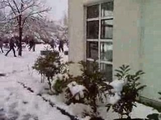 Bataille de boule de neige!