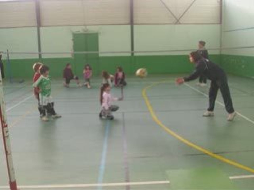 entrainement de volley