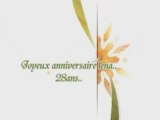 Montage anniv léna 28 ans