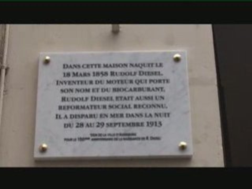 Rudolf DIESEL est né à Paris