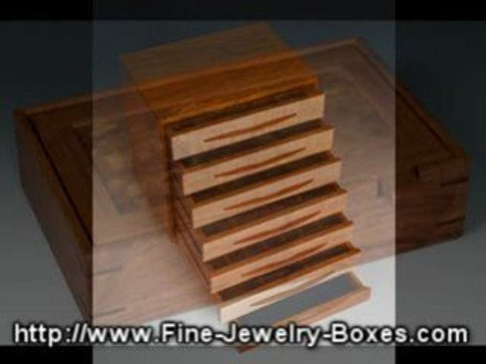 Handmade Jewelry Boxes:  Wooden