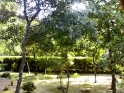 Kemerburgaz kütük ev teras