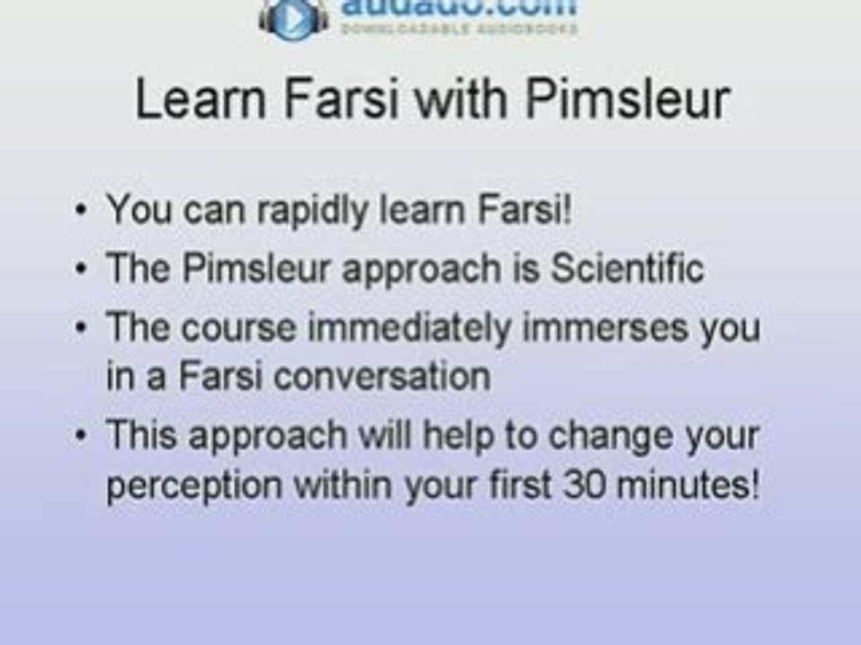 Learn to speak Farsi
