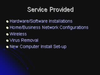 Sarasota, Bradenton, Venice Florida, Computer Repairs