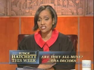 "ARE THEY ALL MINE!? DNA DECIDES "on JUDGE HATCHETT!
