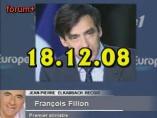 ITW de François Fillon (18.12.08)