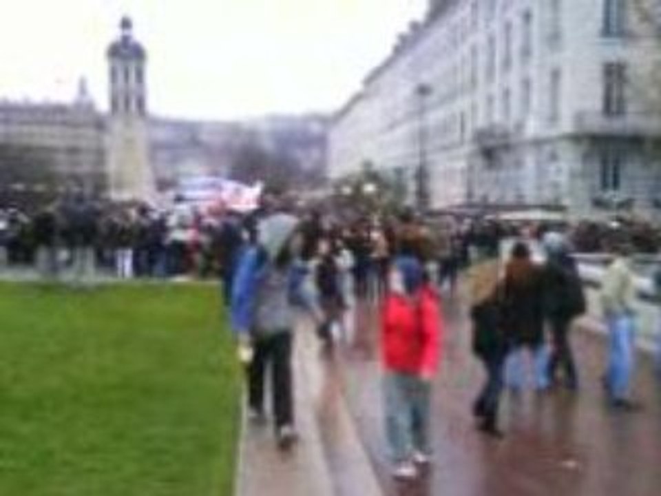 Foule innombrable manif