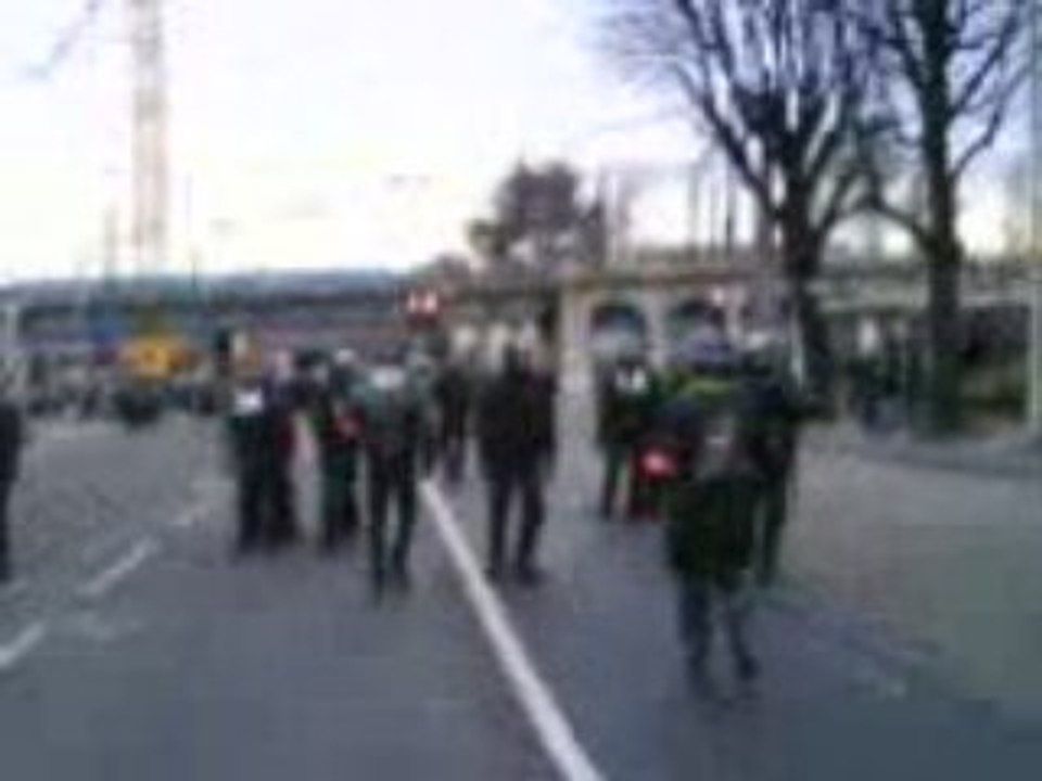 La police après l'émeute