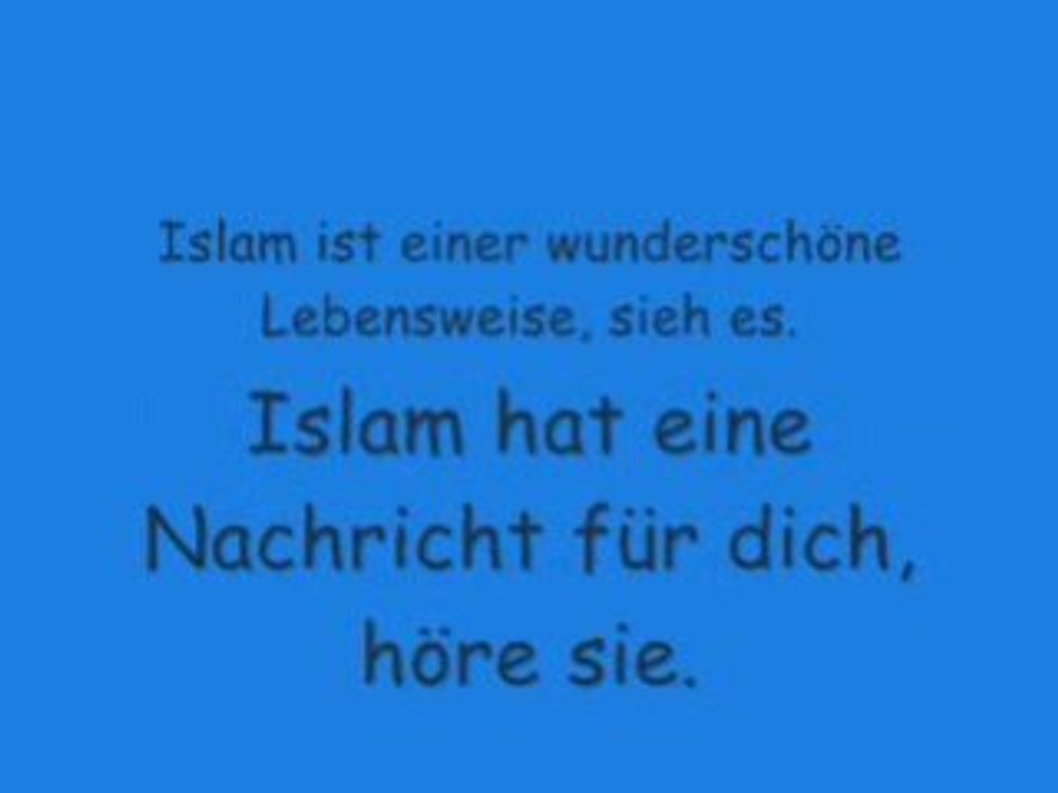 Islam ist...