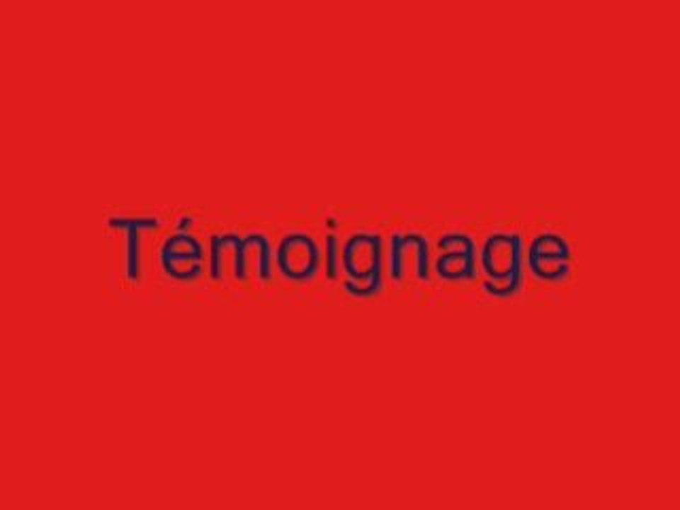 Témoignage Patricia