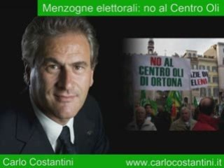 Menzogne elettorali: no al Centro Oli