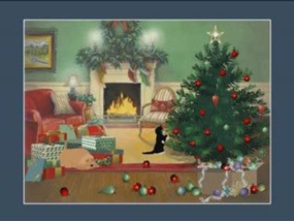 Boas Festas Flash Animated Christmas Card