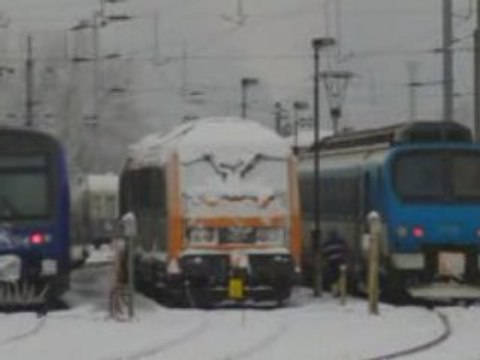 Trains dans la neige 1
