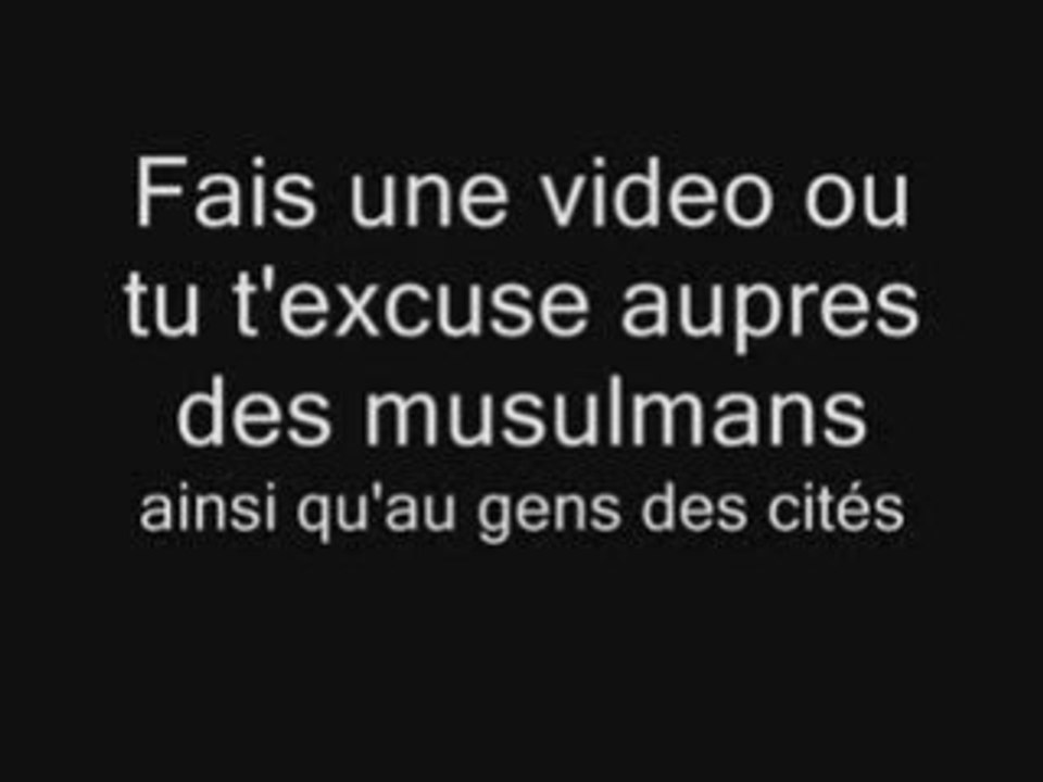 Ecoute nous Vinceneil sinon ...