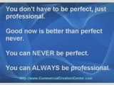 Professionalism Vs. Perfectionism in Video Creation