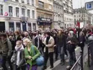 Manifestation contre la réforme Darcos à Lille (18/12/2008)