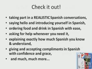 You can learn to speak Spanish