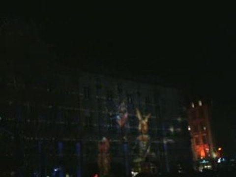 Fête des lumières 2008 à Lyon - Place des Terreaux