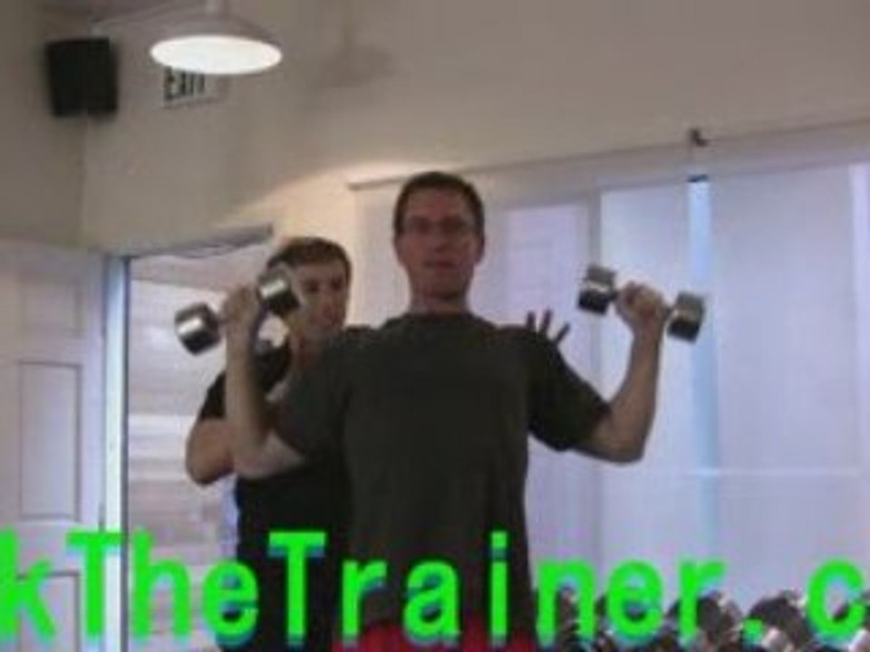 Dumbbell Y Press Shoulder Exercise for Deltoids Delts