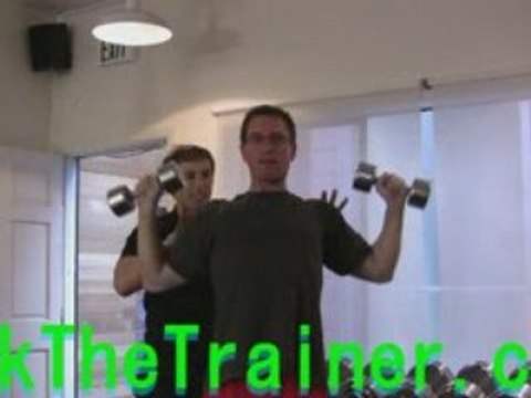 Dumbbell Y Press Shoulder Exercise for Deltoids Delts
